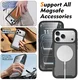 Apple iPhone 18 Pro Max Hoesje Full Protect 360° Cover met MagSafe Matte Zwart afbeelding 6