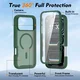 iPhone 18 Pro Max Hoesje Full Protect 360° Cover met MagSafe Matte Groen afbeelding 5