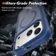 Apple iPhone 18 Pro Max Hoesje Full Protect 360° Cover met MagSafe Matte Blauw afbeelding 2