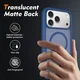 iPhone 18 Pro Max Hoesje Full Protect 360° Cover met MagSafe Matte Blauw afbeelding 4