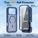 iPhone 18 Pro Max Hoesje Full Protect 360° Cover met MagSafe Matte Blauw afbeelding 5