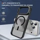 Apple iPhone 18 Pro Hoesje MagSafe Back Cover met Camera Stand Zwart afbeelding 6