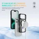 Apple iPhone 18 Pro Hoesje MagSafe Back Cover met Camera Stand Zwart afbeelding 5