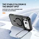 Apple iPhone 18 Pro Hoesje MagSafe Back Cover met Camera Stand Zwart afbeelding 3