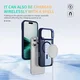 Apple iPhone 18 Pro Hoesje MagSafe Back Cover met Camera Stand Blauw afbeelding 5