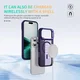 Apple iPhone 18 Pro Hoesje MagSafe Back Cover met Camera Stand Paars afbeelding 5