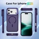 Apple iPhone 18 Pro Hoesje MagSafe Back Cover met Camera Stand Paars afbeelding 11