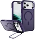 Apple iPhone 18 Pro Hoesje MagSafe Back Cover met Camera Stand Paars
