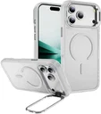 Apple iPhone 18 Pro Max Hoesje MagSafe Back Cover met Camera Stand Transparant