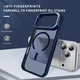 Apple iPhone 18 Pro Max Hoesje MagSafe Back Cover met Camera Stand Blauw afbeelding 8