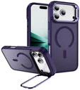 Apple iPhone 18 Pro Max Hoesje MagSafe Back Cover met Camera Stand Paars
