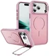 Apple iPhone 18 Pro Max Hoesje MagSafe Back Cover met Camera Stand Roze