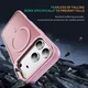 Apple iPhone 18 Pro Max Hoesje MagSafe Back Cover met Camera Stand Roze afbeelding 2