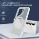 Samsung Galaxy S26 FE Hoesje MagSafe Back Cover met Camera Stand Transparant afbeelding 9