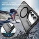 Samsung Galaxy S26 FE Hoesje MagSafe Back Cover met Camera Stand Zwart afbeelding 2