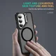 Samsung Galaxy S26 FE Hoesje MagSafe Back Cover met Camera Stand Zwart afbeelding 6
