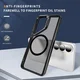 Samsung Galaxy S26 FE Hoesje MagSafe Back Cover met Camera Stand Zwart afbeelding 9