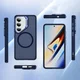 Samsung Galaxy S26 FE Hoesje MagSafe Back Cover met Camera Stand Blauw afbeelding 9