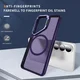 Samsung Galaxy S26 FE Hoesje MagSafe Back Cover met Camera Stand Paars afbeelding 9