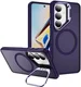 Samsung Galaxy S26 FE Hoesje MagSafe Back Cover met Camera Stand Paars