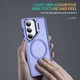 Samsung Galaxy S26 FE Hoesje MagSafe Back Cover met Camera Stand Licht Paars afbeelding 6
