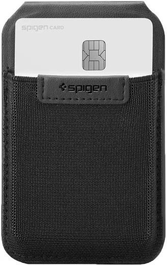 Spigen Slim Fold Stand Wallet MagSafe Pasjeshouder Zwart 12 Pasjes afbeelding 21
