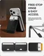 Spigen Slim Fold Stand Wallet MagSafe Pasjeshouder Zwart 12 Pasjes afbeelding 5