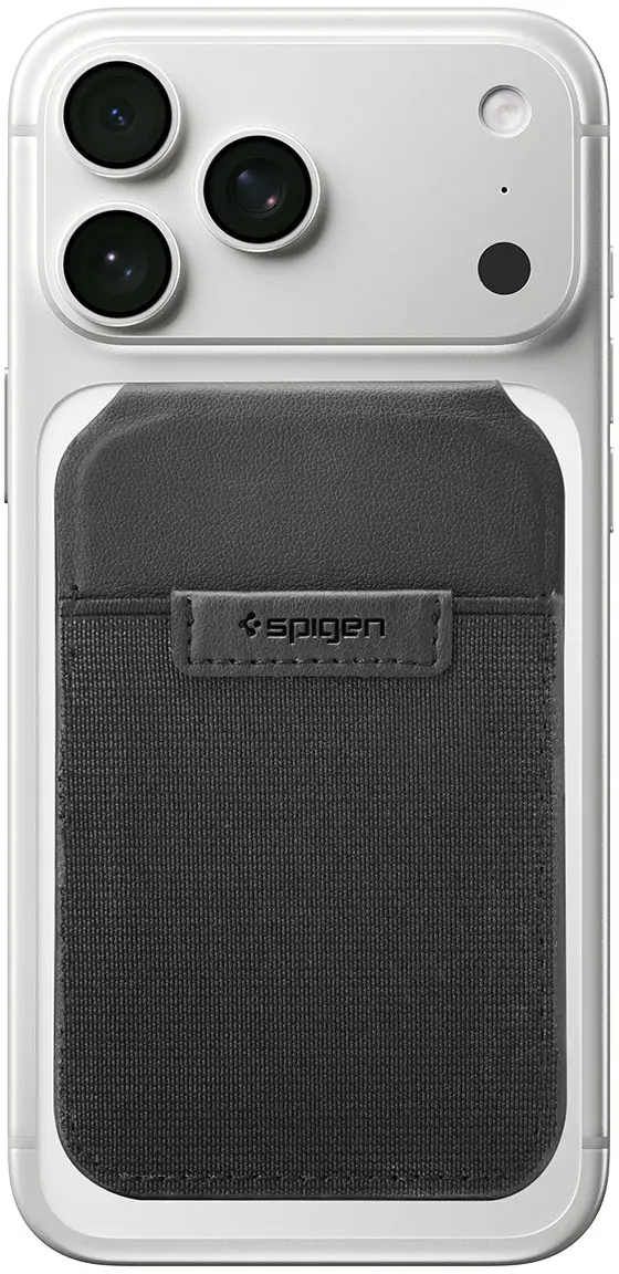 Spigen Slim Fold Stand Wallet MagSafe Pasjeshouder Zwart 12 Pasjes afbeelding 9