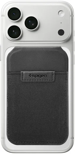 Spigen Slim Fold Stand Wallet MagSafe Pasjeshouder Zwart 12 Pasjes afbeelding 9