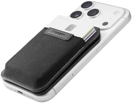 Spigen Slim Fold Stand Wallet MagSafe Pasjeshouder Zwart 12 Pasjes afbeelding 18