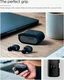 Spigen Rugged Armor Sony WF-1000XM6 Hoesje Matte Zwart afbeelding 2