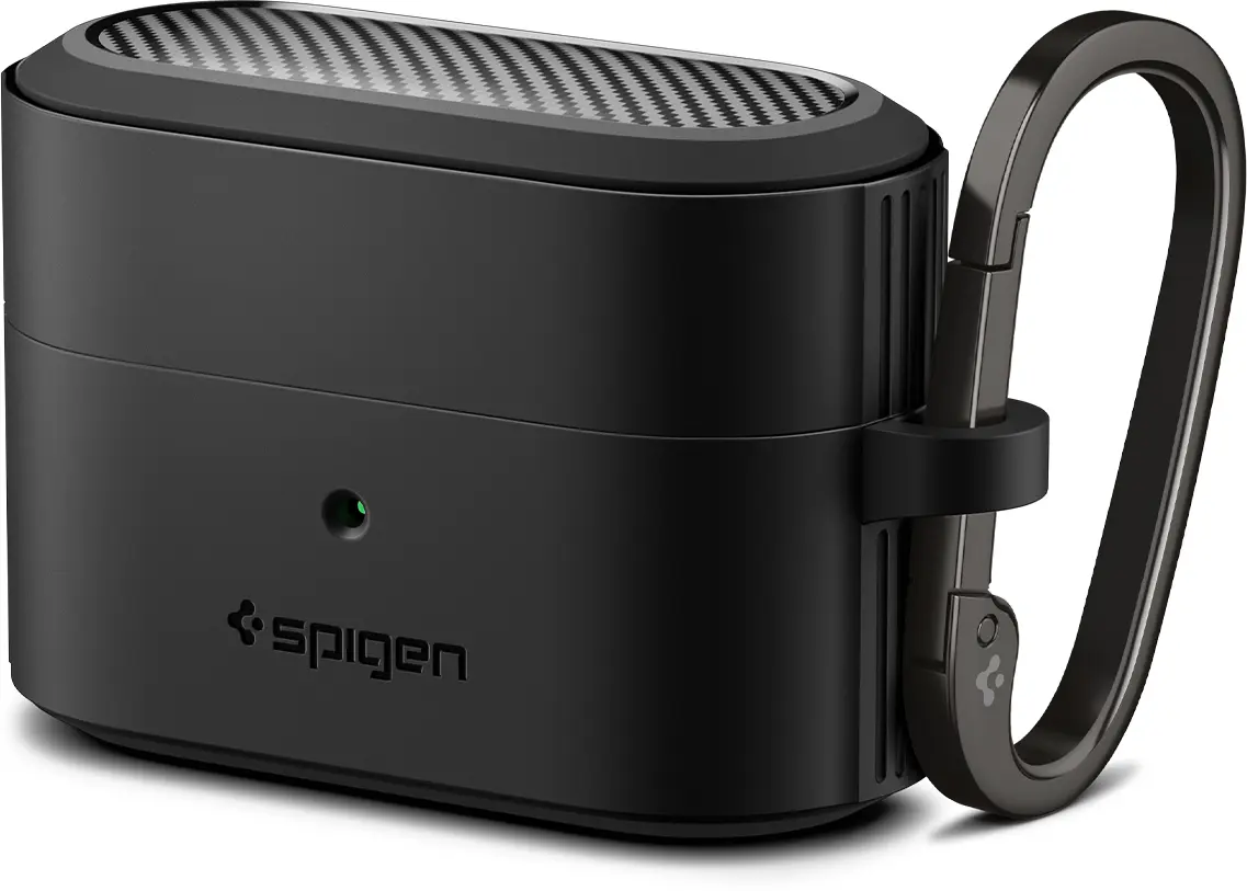Spigen Rugged Armor Sony WF-1000XM6 Hoesje Matte Zwart afbeelding 1