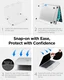 Spigen Air Skin Macbook Air 13 (M5/M4/M3/M2) Hoes Hardcase Transparant Zwart afbeelding 4