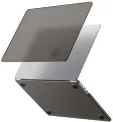 Spigen Air Skin Macbook Air 13 (M5/M4/M3/M2) Hoes Hardcase Transparant Zwart afbeelding