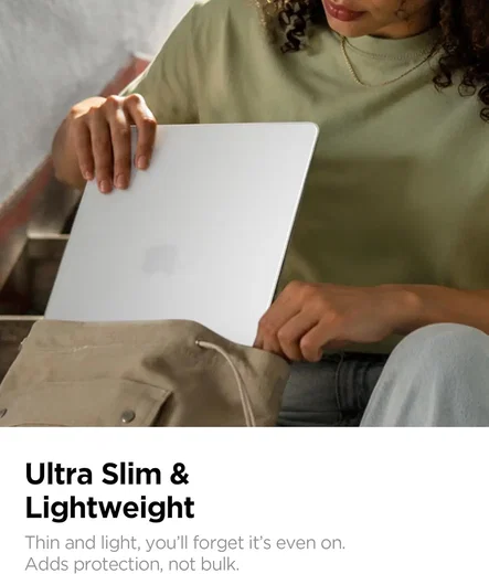 Spigen Air Skin Macbook Air 13 (M5/M4/M3/M2) Hoes Hardcase Transparant afbeelding 2