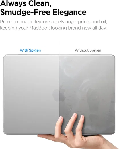 Spigen Air Skin Macbook Air 13 (M5/M4/M3/M2) Hoes Hardcase Transparant afbeelding 6