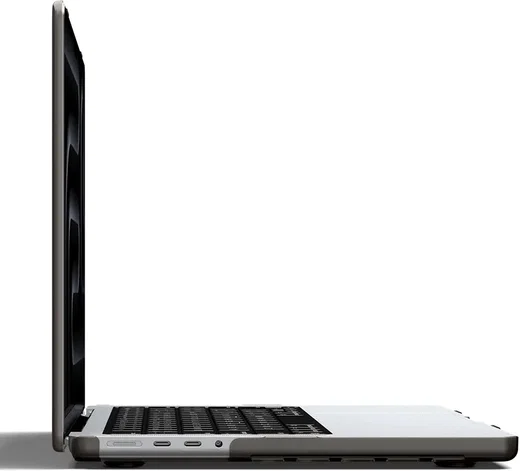 Spigen Air Skin Macbook Pro 14 (M5/M4/M3/M2/M1) Hoes Hardcase Transparant Zwart afbeelding 13