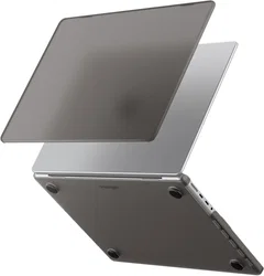 Spigen Air Skin Macbook Pro 14 (M5/M4/M3/M2/M1) Hoes Hardcase Transparant Zwart afbeelding