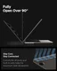 Spigen Air Skin Macbook Pro 14 (M5/M4/M3/M2/M1) Hoes Hardcase Transparant Zwart afbeelding 7