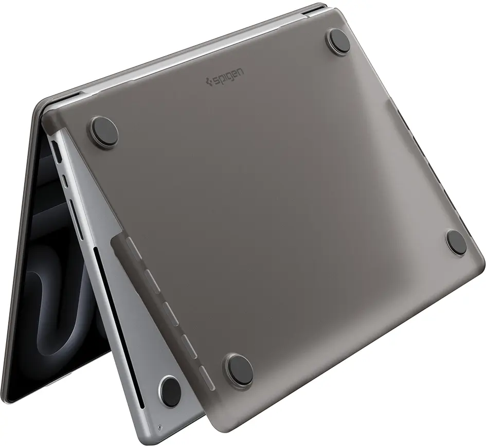 Spigen Air Skin Macbook Pro 14 (M5/M4/M3/M2/M1) Hoes Hardcase Transparant Zwart afbeelding 14