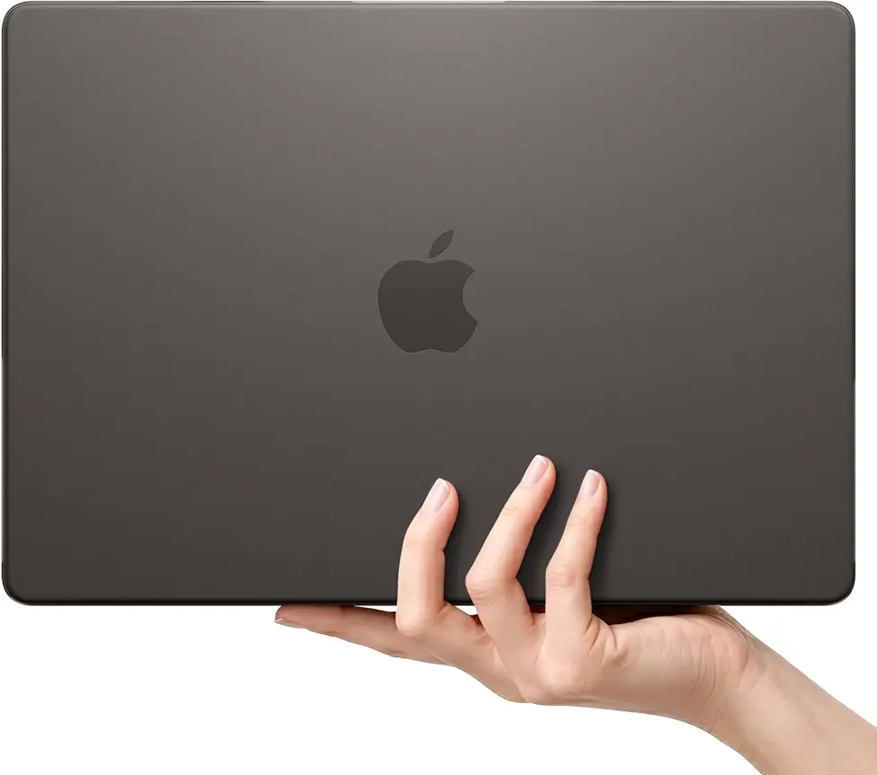 Spigen Air Skin Macbook Pro 14 (M5/M4/M3/M2/M1) Hoes Hardcase Transparant Zwart afbeelding 12