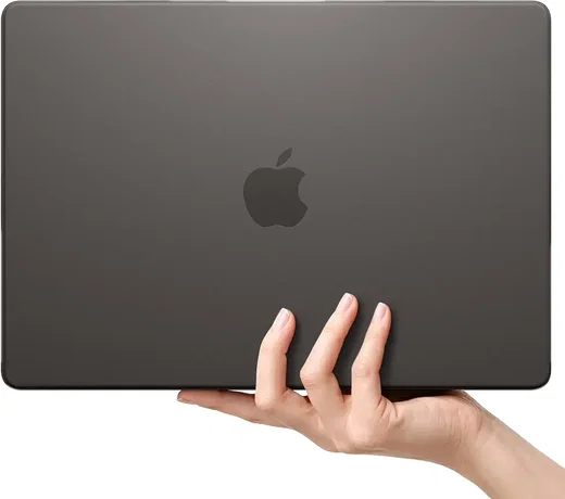 Spigen Air Skin Macbook Pro 14 (M5/M4/M3/M2/M1) Hoes Hardcase Transparant Zwart afbeelding 12