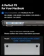 Spigen Air Skin Macbook Pro 14 (M5/M4/M3/M2/M1) Hoes Hardcase Transparant Zwart afbeelding 3