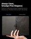 Spigen Air Skin Macbook Pro 14 (M5/M4/M3/M2/M1) Hoes Hardcase Transparant Zwart afbeelding 6