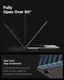 Spigen Air Skin Macbook Pro 16 (M5/M4/M3/M2/M1) Hoes Hardcase Transparant Zwart afbeelding 7
