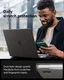 Spigen Air Skin Macbook Pro 16 (M5/M4/M3/M2/M1) Hoes Hardcase Transparant Zwart afbeelding 5