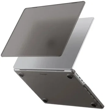 Spigen Air Skin Macbook Pro 16 (M5/M4/M3/M2/M1) Hoes Hardcase Transparant Zwart