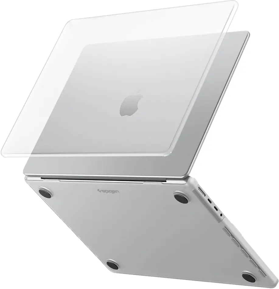 Spigen Air Skin Macbook Pro 16 (M5/M4/M3/M2/M1) Hoes Hardcase Transparant afbeelding 1
