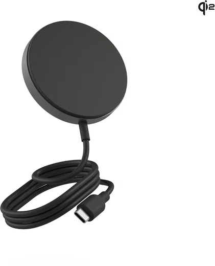 ZENS Qi2 Pro 1 Draadloze Oplader 15W Magneet Fast Charger Zwart afbeelding 4