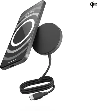 ZENS Qi2 Pro 1 Draadloze Oplader 15W Magneet Fast Charger Zwart